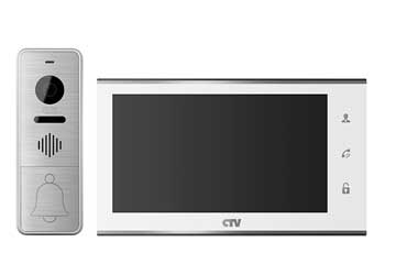 Комплекты видеодомофонов CTV